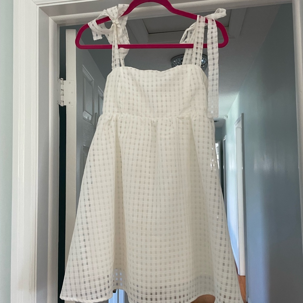 Charming White Kids Dress